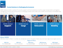 Tablet Screenshot of mebs-global.com